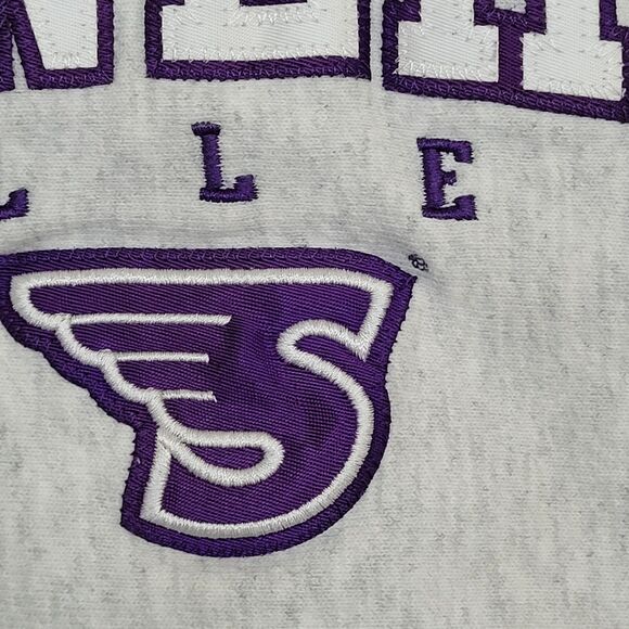 Vintage Stonehill College Sweatshirt Small 19x24 Gray - Picture 11 of 13